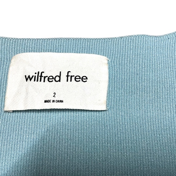 ARITZIA Wilfred Free LENZING™ ECOVERO TM Wide Sleeve Oversize V- Neck Sweater M - Picture 5 of 9